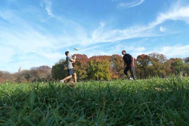 Young James and Me, Having a BLAST a couple of years back. 